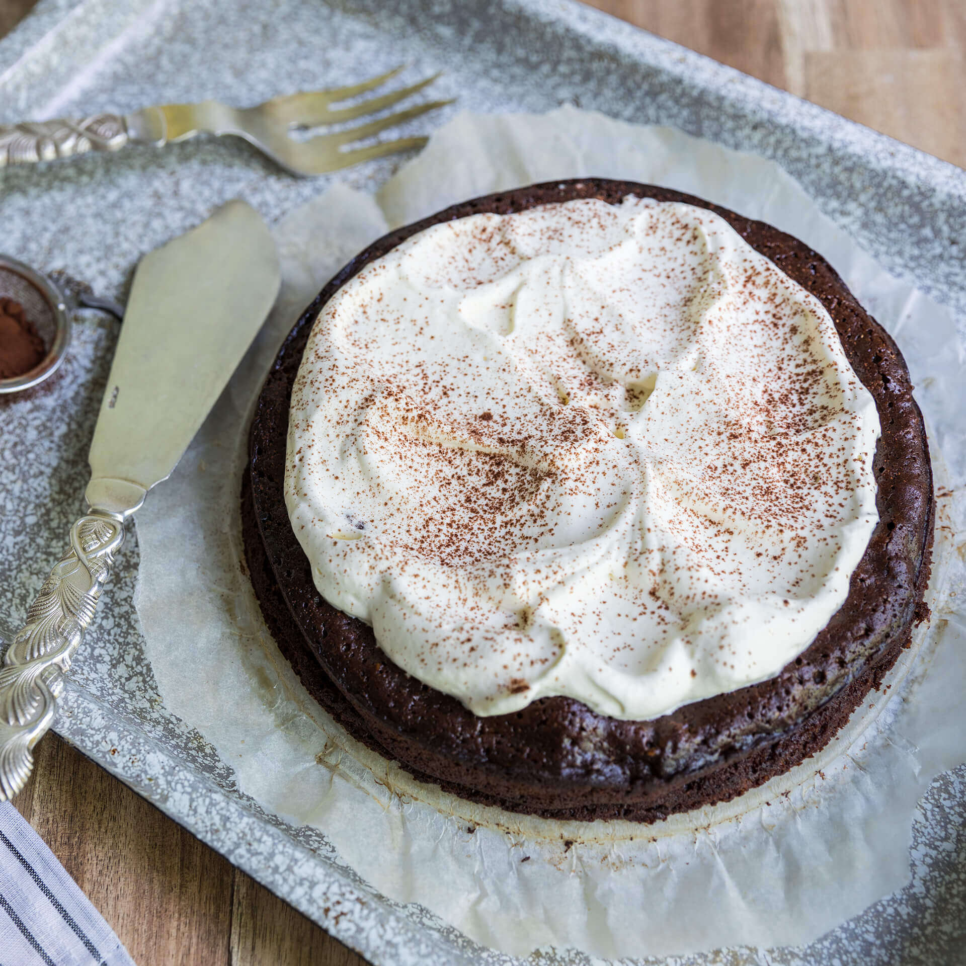 SteviaSweet | Schokoladenkuchen ohne Mehl und Zucker