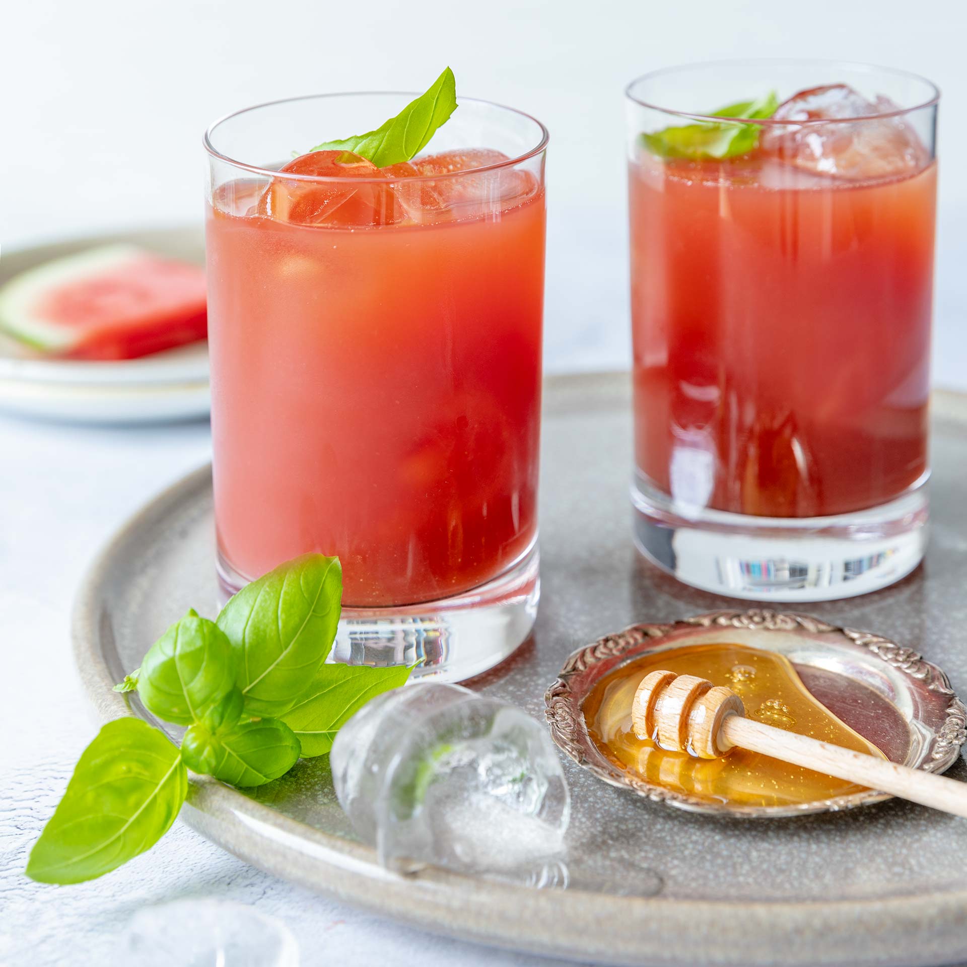 SteviaSweet Sugar free watermelon basil and lime ice tea